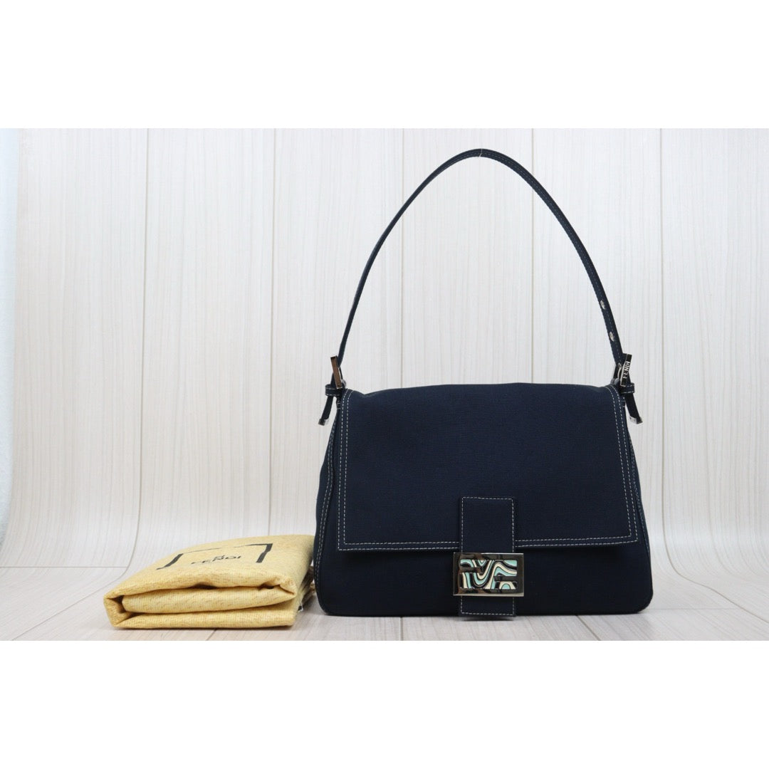 Very Good ( Rank A)｜  FENDI Denim Baguette Shoulder Bag  ｜25071716