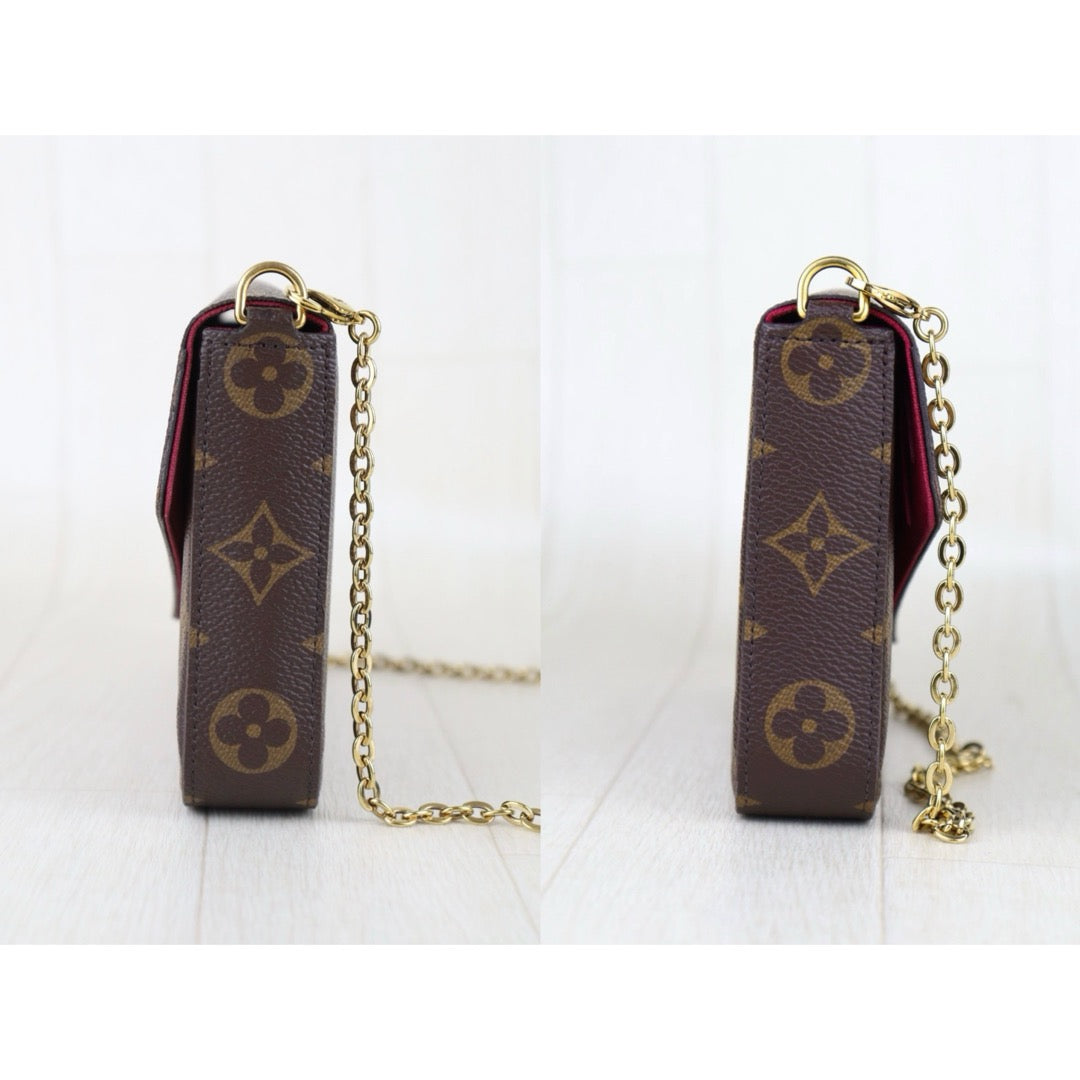 Very Good ( Rank A)｜LV Monogram Pochette Felicie Shoulder Bag｜S25091003