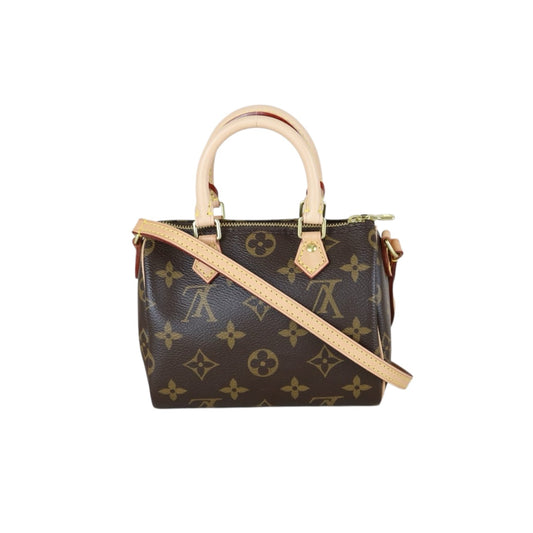 Excellent（Rank SA）｜LV Monogram Nano Speedy Handbag Shoulder Bag｜X25120407