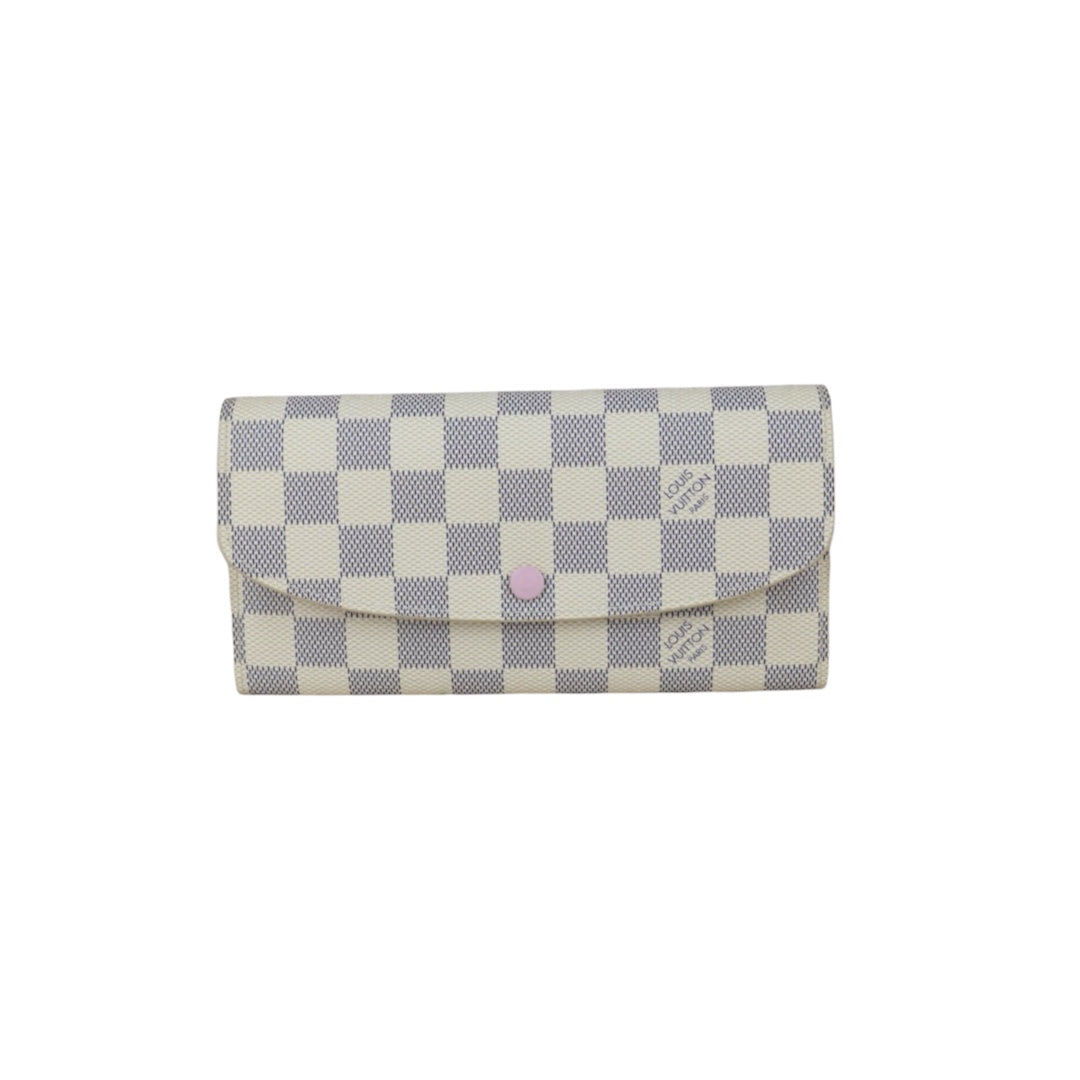 Include Entrupy Certificate of Authenticity｜Excellent（Rank SA）｜Full Set  Louis Vuitton Damier Azur  Emilie Wallet  ｜X26051712