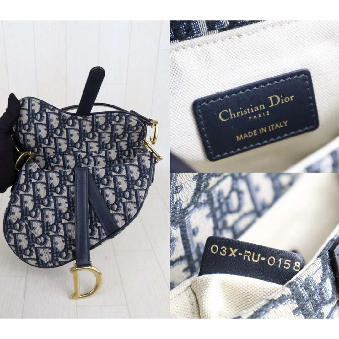 Very Good ( Rank A)｜Dior Trotter Saddle Shoulder Bag Small｜H25052610