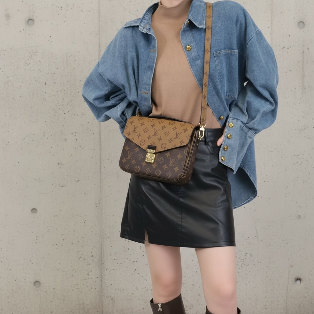 Include Entrupy Certificate of Authenticity｜Excellent（Rank SA）｜Louis Vuitton Monogram Pichette Metis ShoulderBag  IC Chips Model ｜S26033101