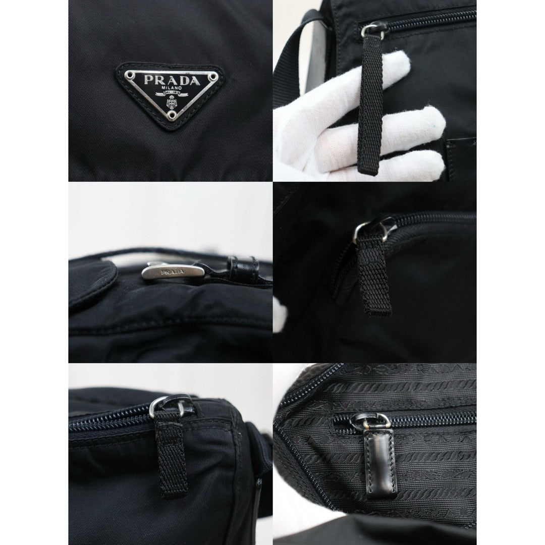 Good ( Rank AB)｜Prada  Nylon ShoulderBag Black｜24121203