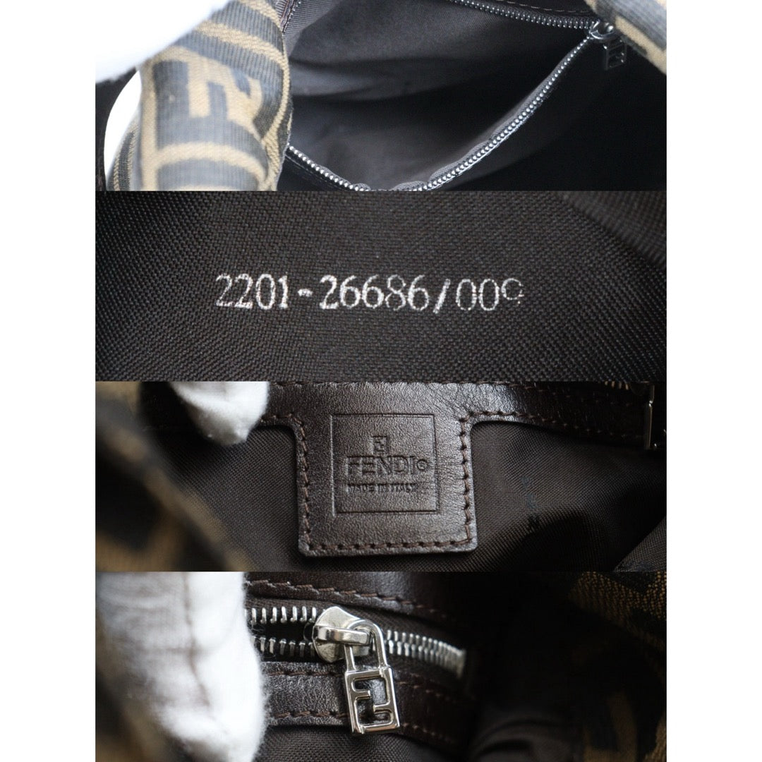 Good ( Rank AB)｜ FENDI Zucca Potato Case Shoulder Bag ｜25062621