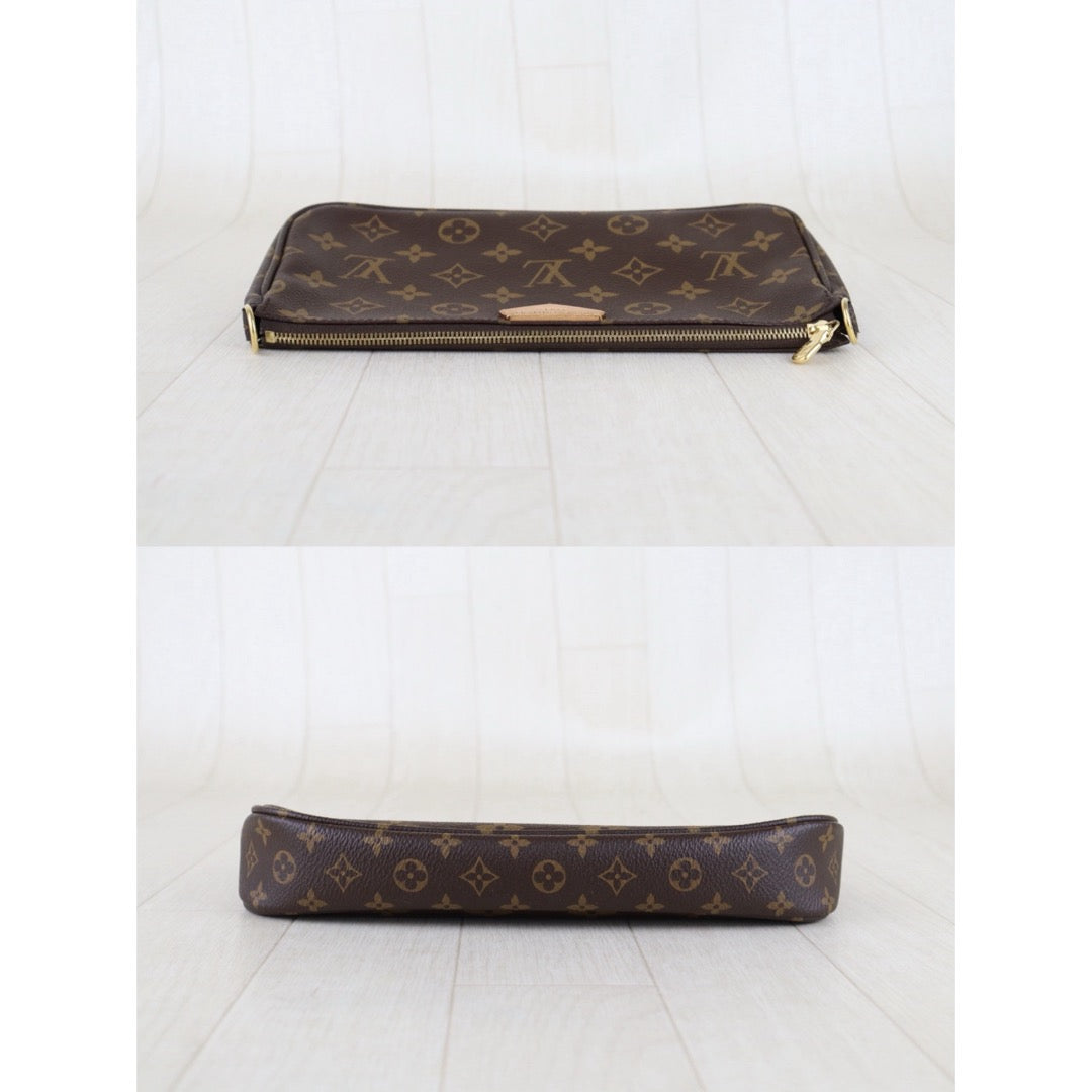Include Entrupy Certificate of Authenticity｜Very Good ( Rank A)｜Louis Vuitton Monogram Multiti Pochette Accessoire  IC Chips Model ｜S26030811