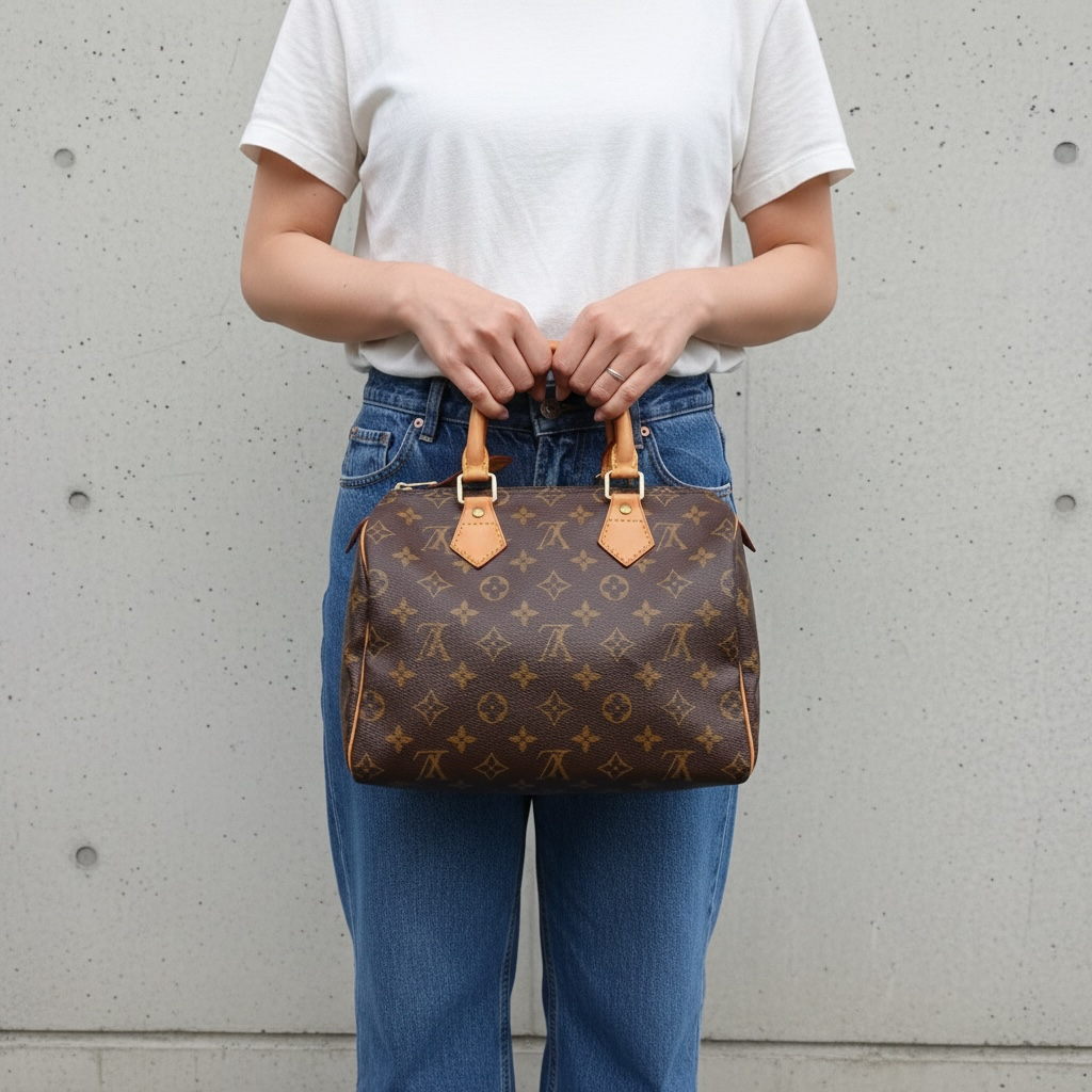 Include Entrupy Certificate of Authenticity｜Good ( Rank AB)｜ Louis Vuitton Monogram Speedy 25 Hand Bag ｜26041310