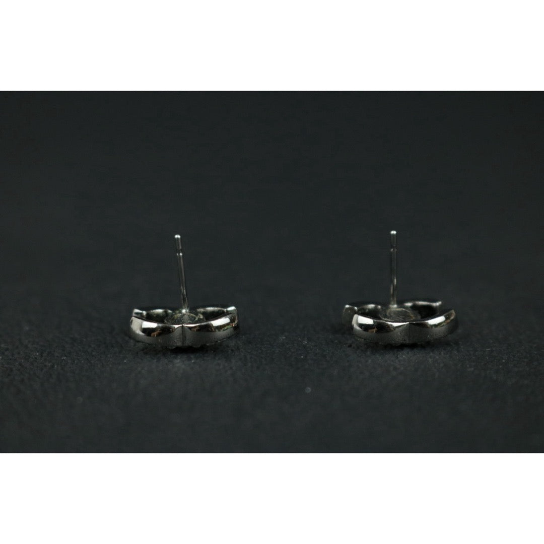 Include Authentic Detective Certificate of Authenticity｜Very Good ( Rank A) ｜CHANEL 09A COCO Mark Rhinestone Earrings Made In 2009 Year｜S26062502