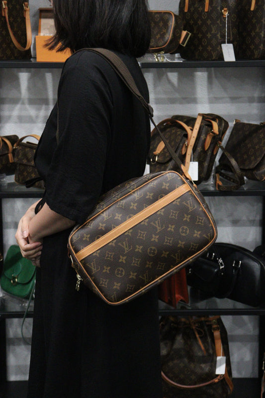 Rank AB ｜ LV Monogram Reporter PM Shoulder Bag ｜23112909