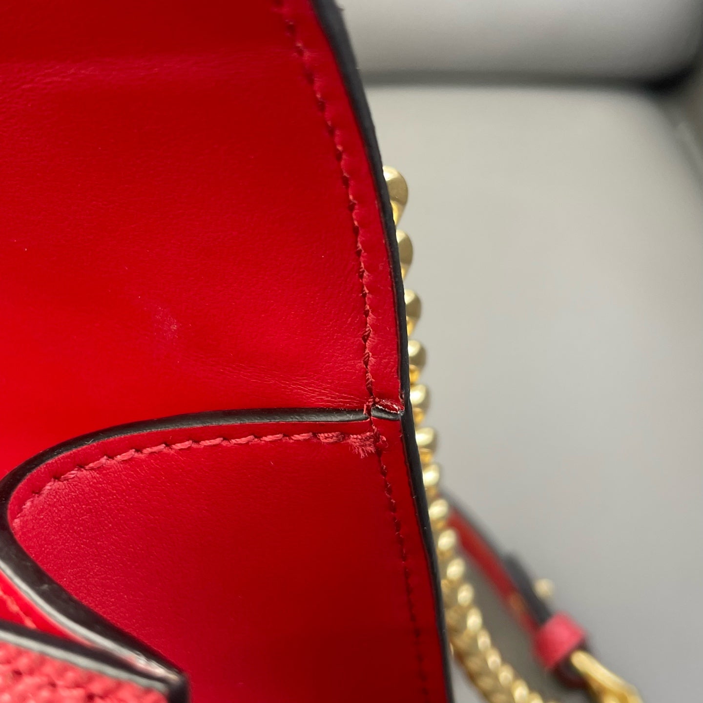 First installment 1/3｜ PRADA Shoulder Bag Red