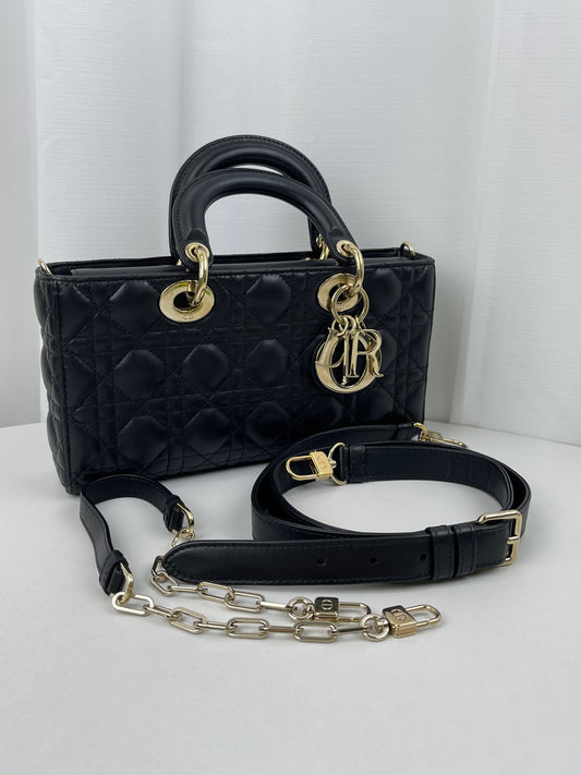 Very Good ( Rank A) ｜  Dior Lady Dior Lamb Skin Bag