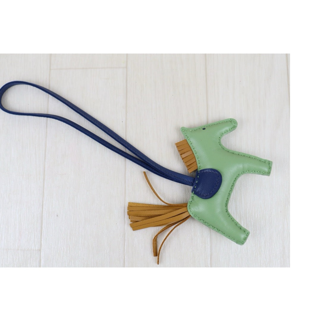 Excellent（Rank SA)｜ HERMES Rodeo PM Bag Charm Green｜H25081806