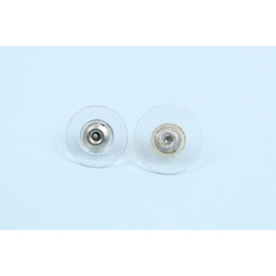 Good ( Rank AB)｜ CHANEL Coco Mark Rhinestone Earrings Silver｜V25100718