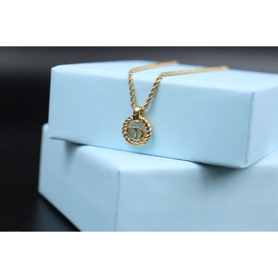 Rank SA ｜ Dior CD Necklace Gold Plated ｜24030741