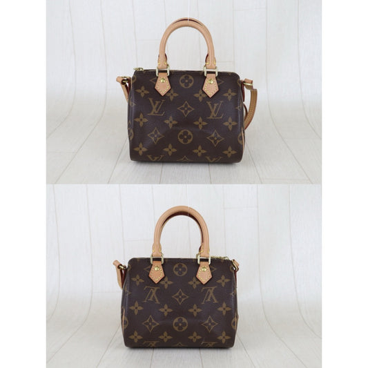Include Entrupy Certificate of Authenticity｜Very Good ( Rank A)｜Louis Vuitton Monogram Nano Speedy  Shoulder Bag｜S26010405