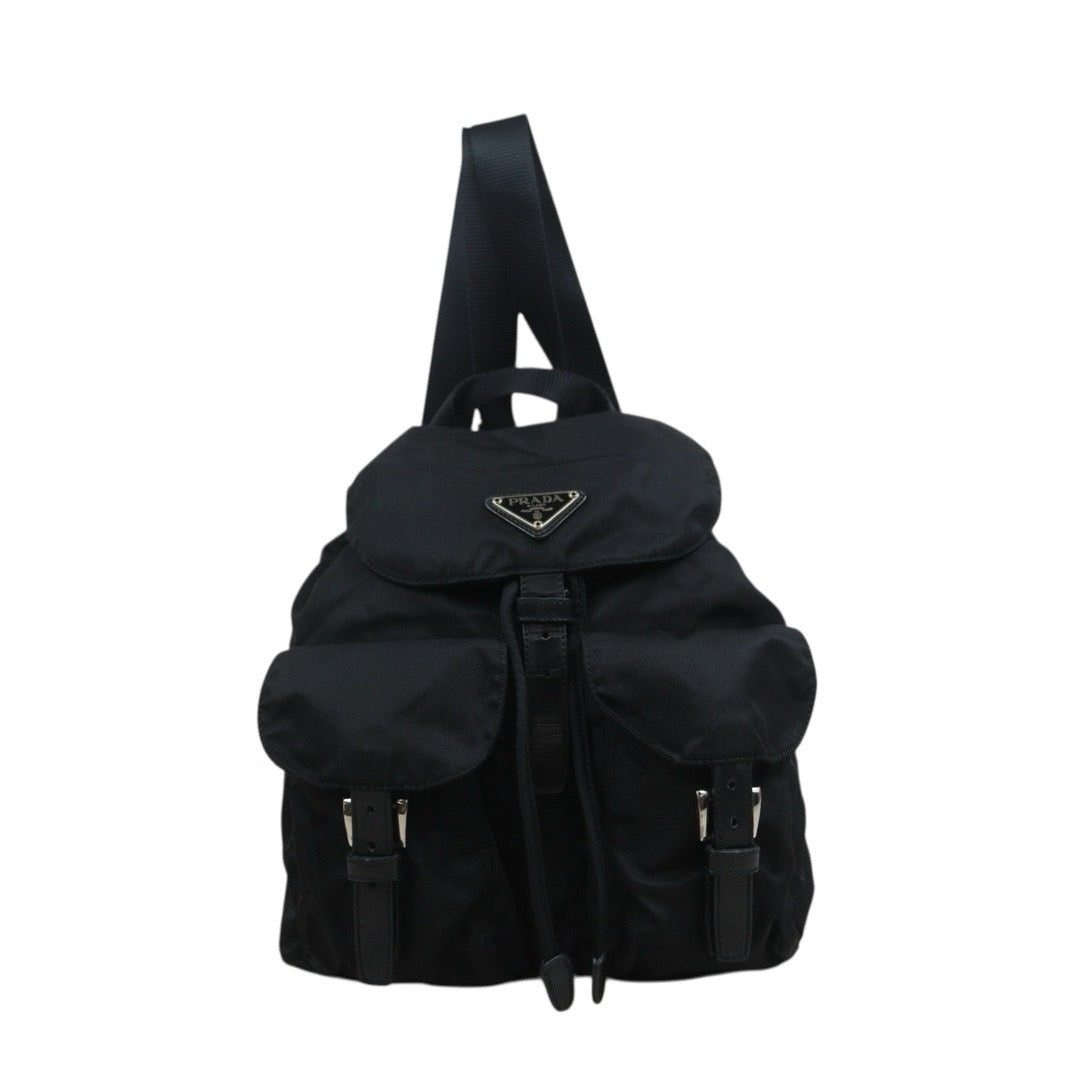 Include Entrupy Certificate of Authenticity｜Good ( Rank AB) ｜Prada  Nylon Black Backpack Small｜26071504