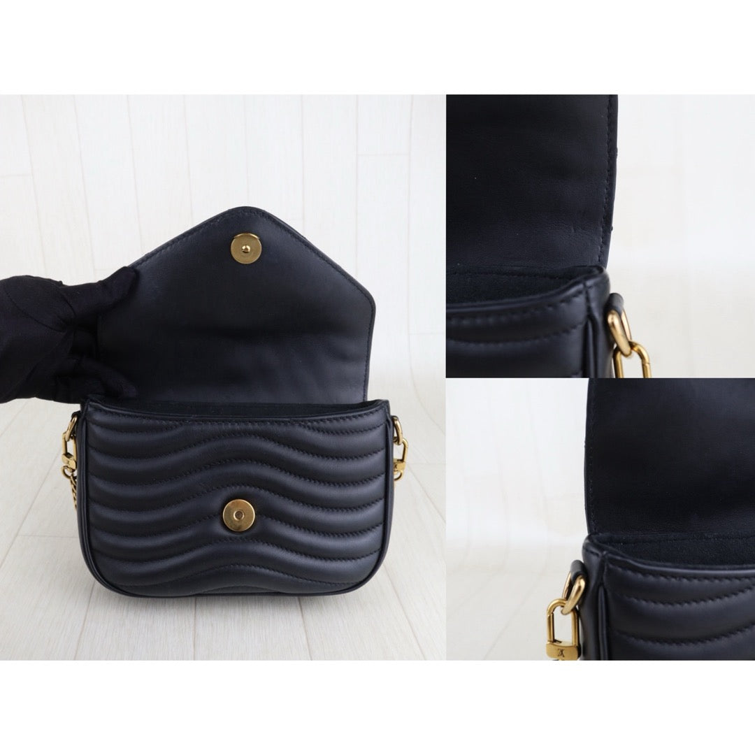 Very Good ( Rank A)｜ LV New Wave Multi Pochette  Black ｜H25063005