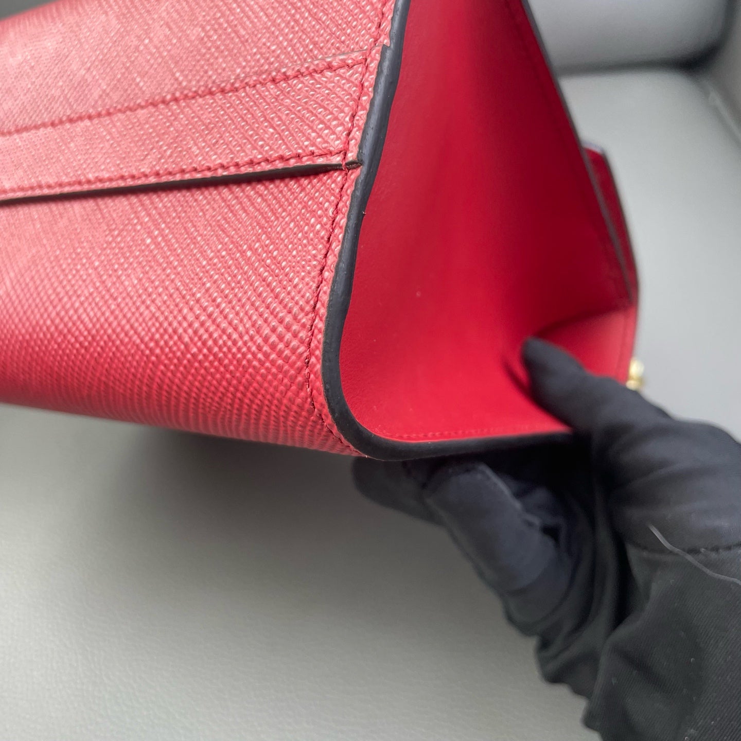 First installment 1/3｜ PRADA Shoulder Bag Red