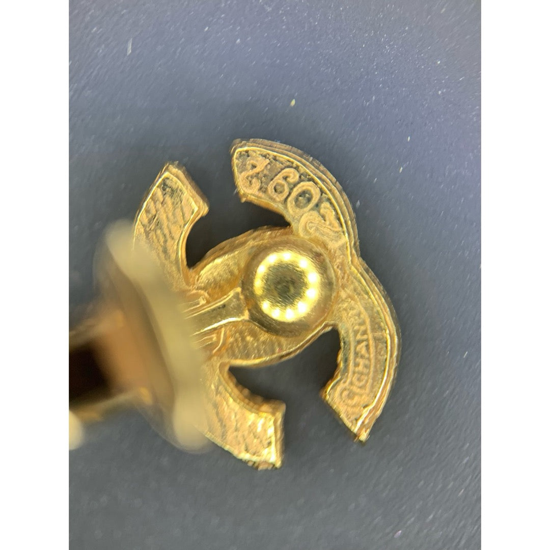 Include Authentic Detective Certificate of Authenticity｜Very Good ( Rank A) ｜CHANEL  COCO Mark Rhinestone Earrings ｜26070307