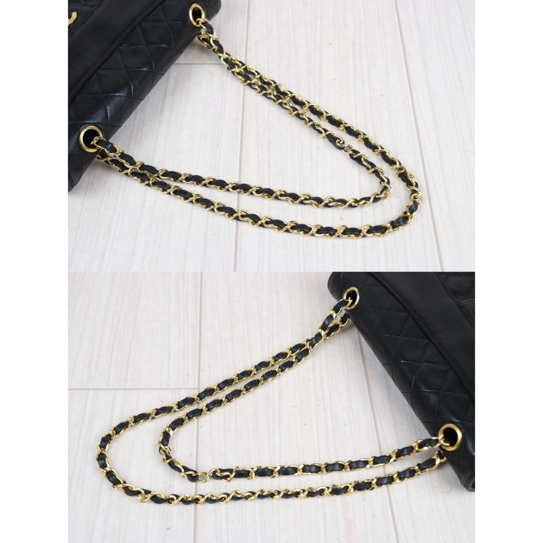 Rank A ｜ CHANEL Matrasse Lamb Skin Chain Shoulder Bag 25  Made In 1989～1991 Year ｜23121113