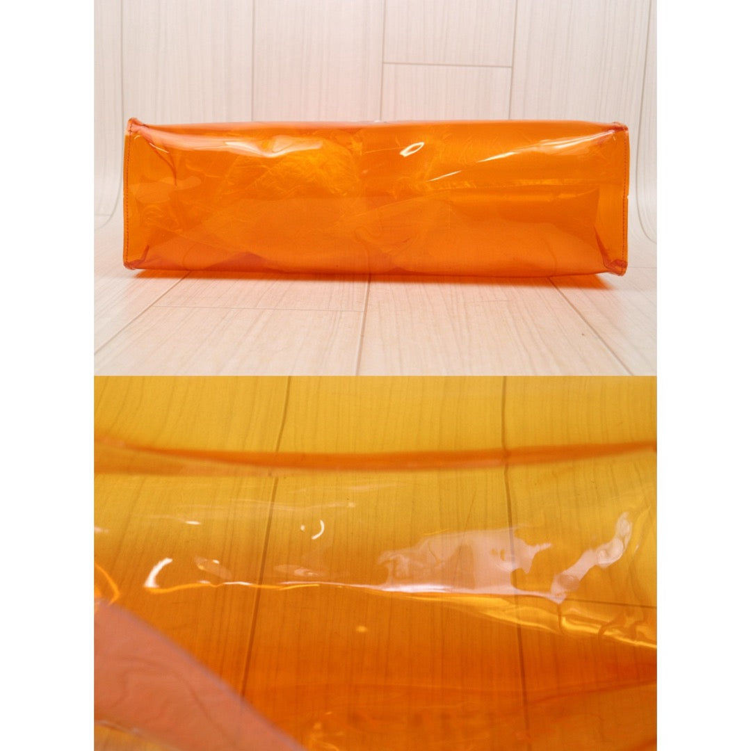 Very Good ( Rank A)｜ HERMES Kelly 40 Orange Vinyl Handbag Limited edition｜25042107