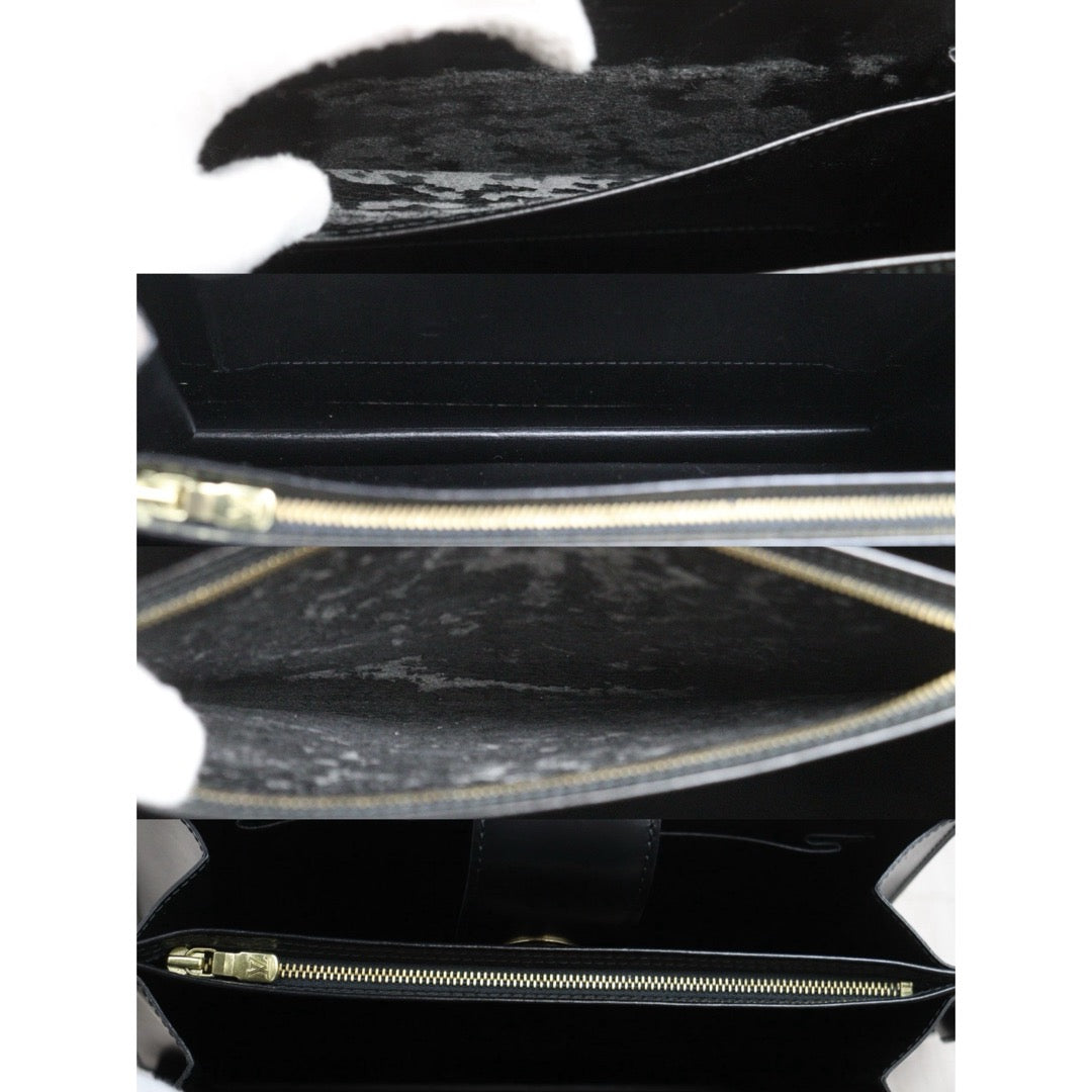 Include Entrupy Certificate of Authenticity｜Good ( Rank AB)｜ Louis Vuitton Epi Capucines Shoulder Bag Black｜26051307