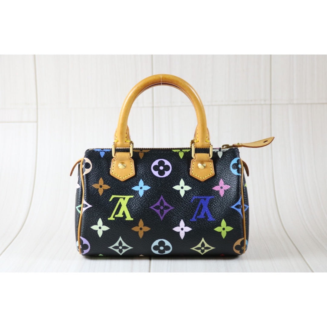 Rank AB ｜ LV Monogram Multicolor Mini Speedy Handbag ｜S24031801