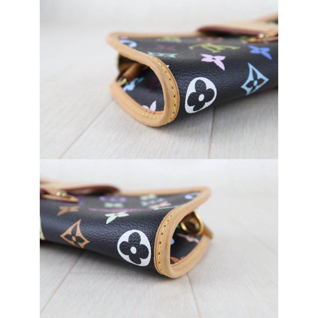 Include Entrupy Certificate of Authenticity｜Very Good ( Rank A)｜  Louis Vuitton Monogram  Multicolor Shirley Clutch Hand Bag｜S26072520