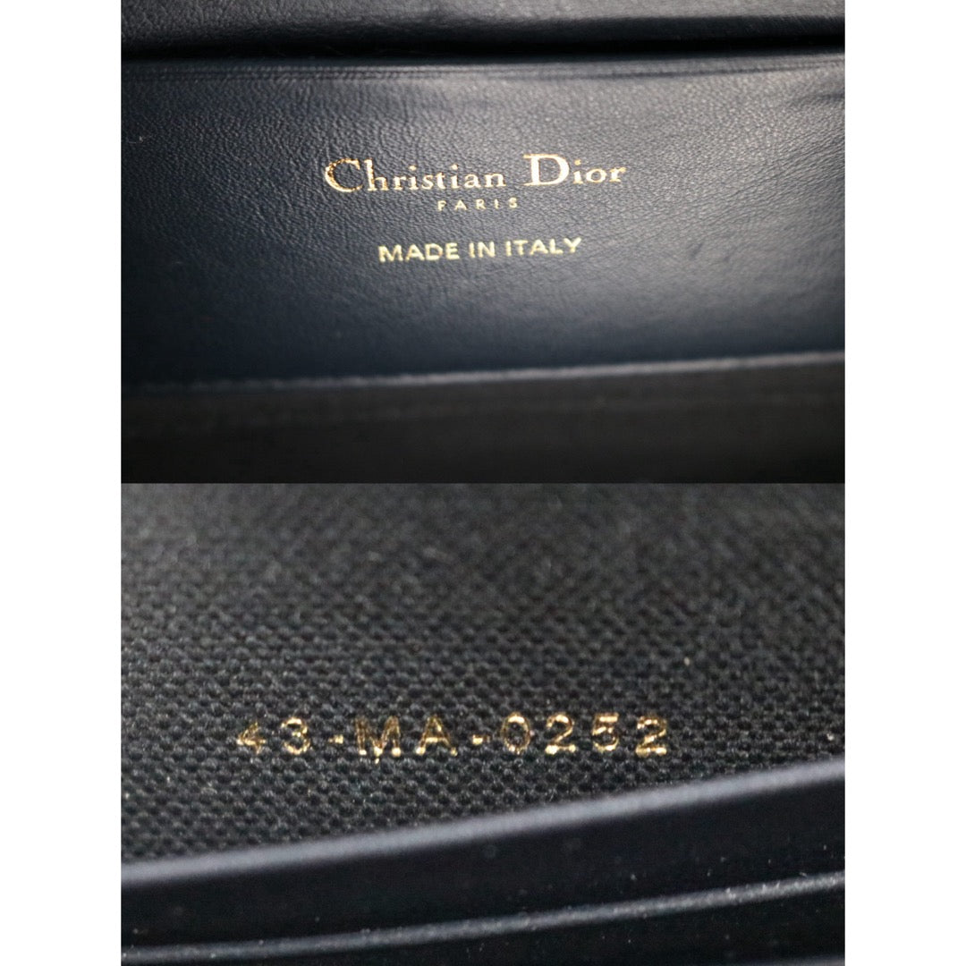 Include Entrupy Certificate of Authenticity｜Very Good ( Rank A)｜Full Set Dior 25 Montaigne Oblique Pouch Handbag｜S26050602