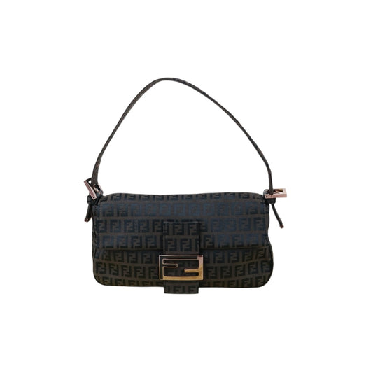 Include Entrupy Certificate of Authenticity｜Very Good ( Rank A)｜ FENDI Mamma Baguette Zucca Shoulder Bag  ｜X26071207