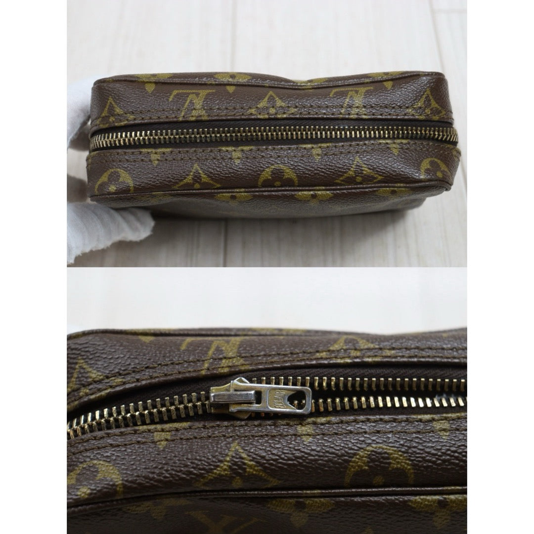 Include Entrupy Certificate of Authenticity｜Good ( Rank AB)｜ Louis Vuitton Truth Toilet 18 Monogram Makeup Pouch｜26050802