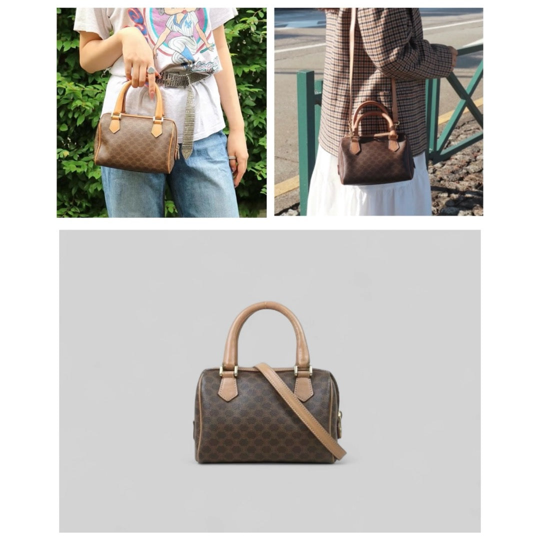 Good ( Rank AB)｜CELINE Macadam Poston 18 Bag  Shoulder Bag ｜24102205