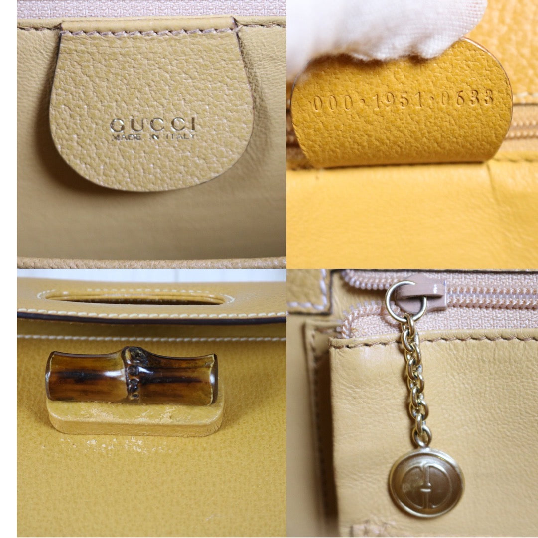 Very Good ( Rank A) ｜ GUCCI Vintage Bamboo Hand Bag ｜S24040204