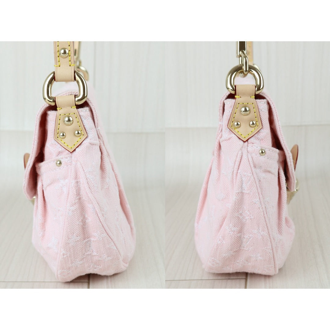 Include Entrupy Certificate of Authenticity｜Excellent（Rank SA）｜Louis Vuitton Monogram  Sunset Denim ShoulderBag  IC Chips Model｜X26090304