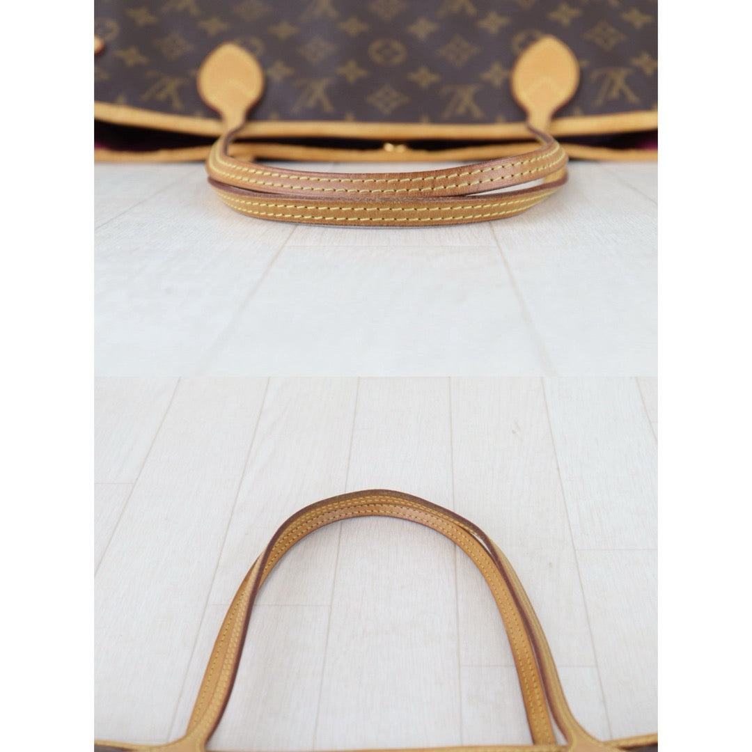 Include Entrupy Certificate of Authenticity｜Good ( Rank AB)｜Louis Vuitton Monogram Neverful MM ShoulderBag With Pouch｜S26053005