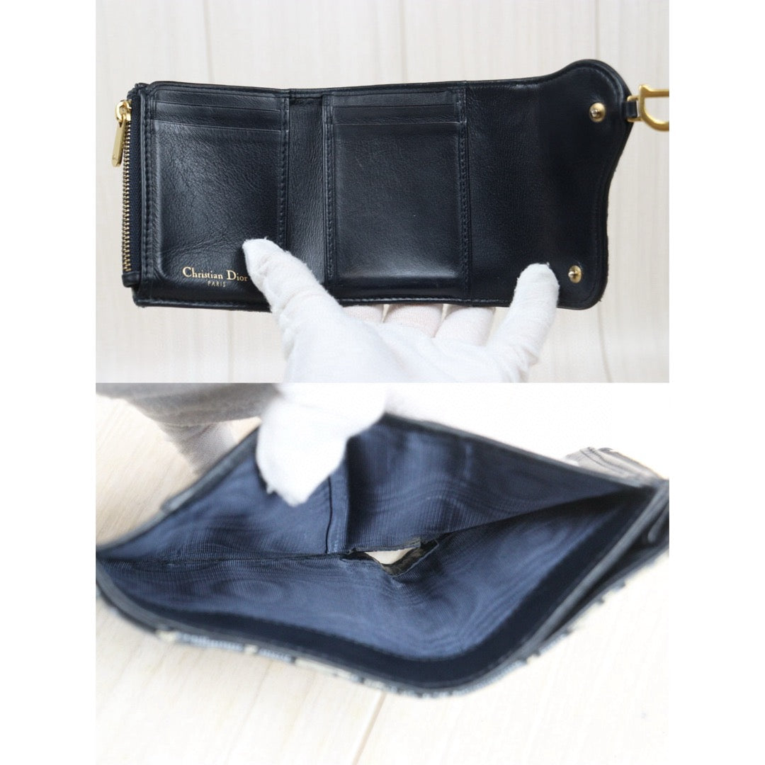 Good ( Rank AB)｜ Dior Trotter Trifold Wallet ｜25010908