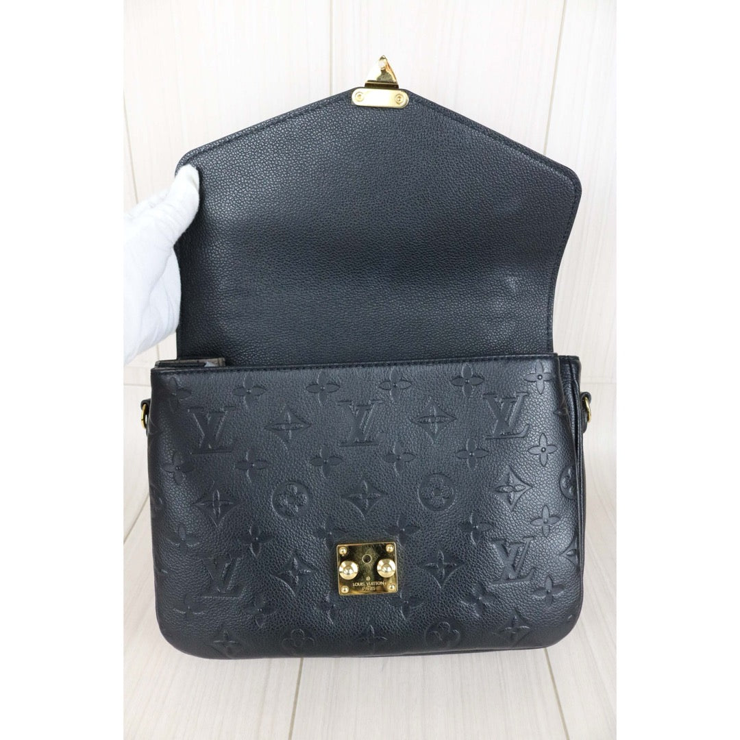 Very Good ( Rank A)｜LV Monogram Pichette Metis ShoulderBag Black｜S25101606