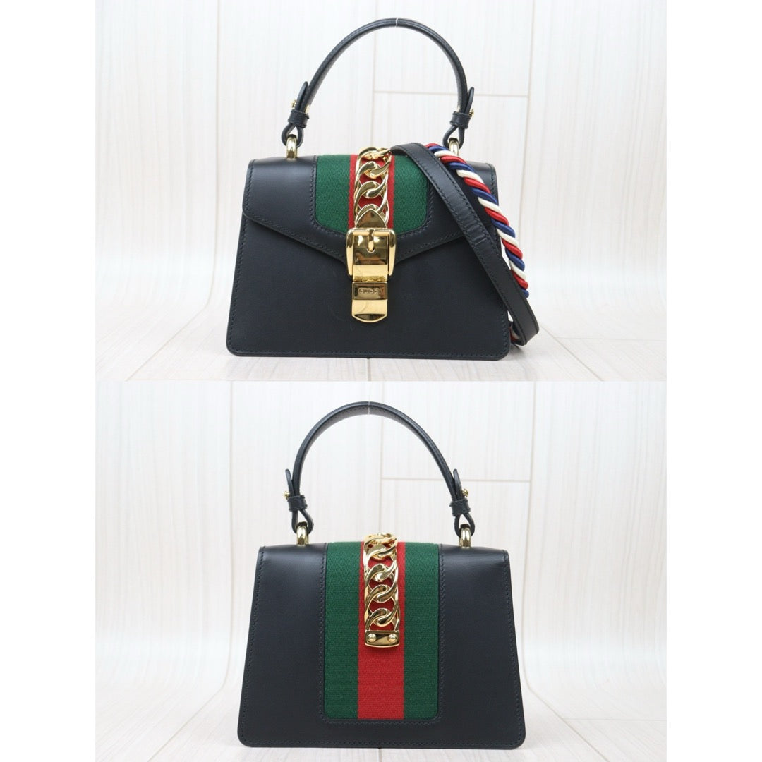 Very Good ( Rank A) ｜GUCCI  Sylvie Hand Bag With Two Shoulder Strap｜P24092411