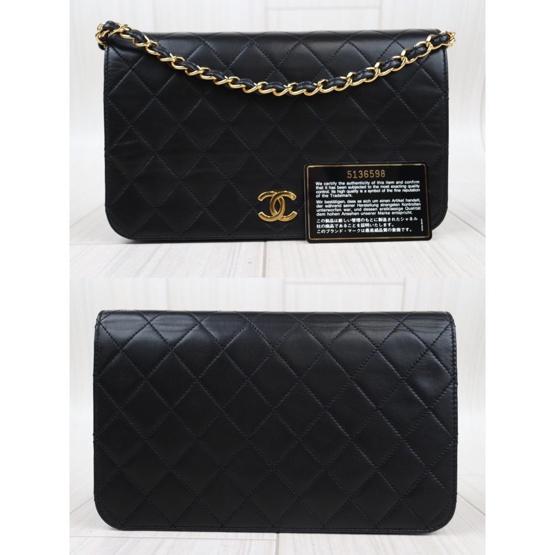 Rank AB｜ CHANEL Matrasse Lamb Skin Chain Bag Made in 1997-1999 Year｜24030732