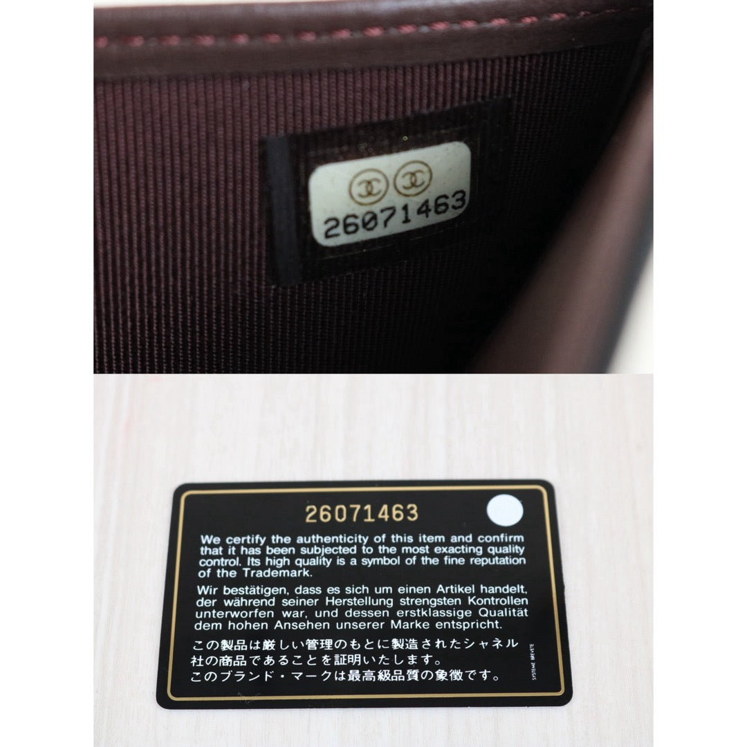 Include Entrupy Certificate of Authenticity｜Very Good ( Rank A)｜CHANEL Lamb Skin Black Wallet Made In 2018-2019Year｜S26050703