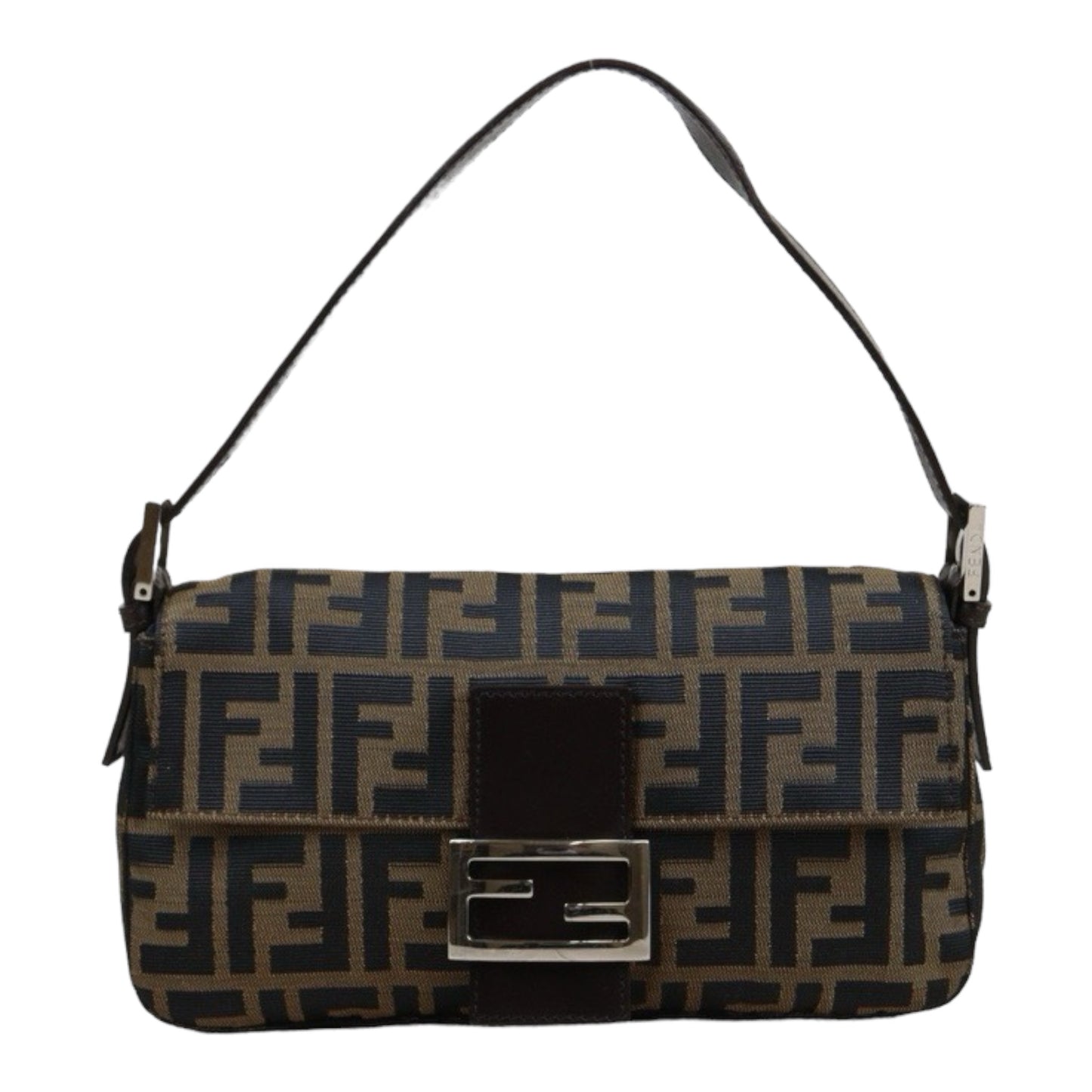 Rank A｜ FENDI Zucca Mamma Baguette Shoulder Bag ｜23122403