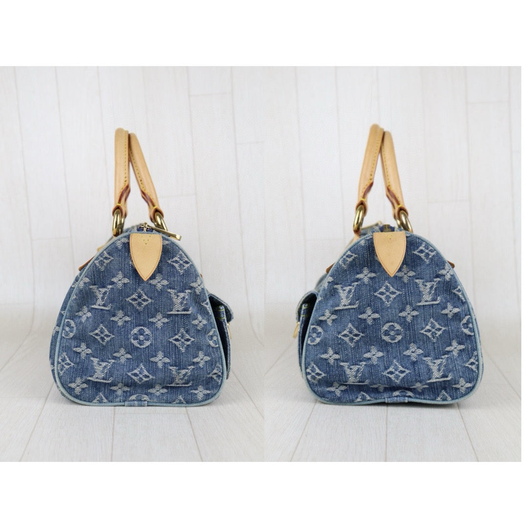 Very Good ( Rank A) ｜ LV Monogram Denim Noe Speedy Handbag   ｜S25022502