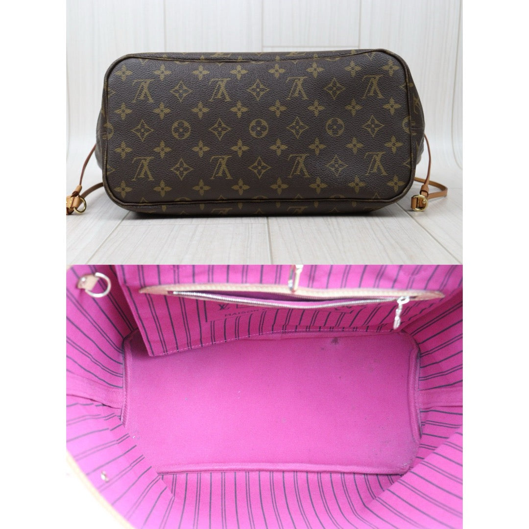 Rank AB ｜ LV Monogram Neverful MM ShoulderBag With Pouch｜S24030417