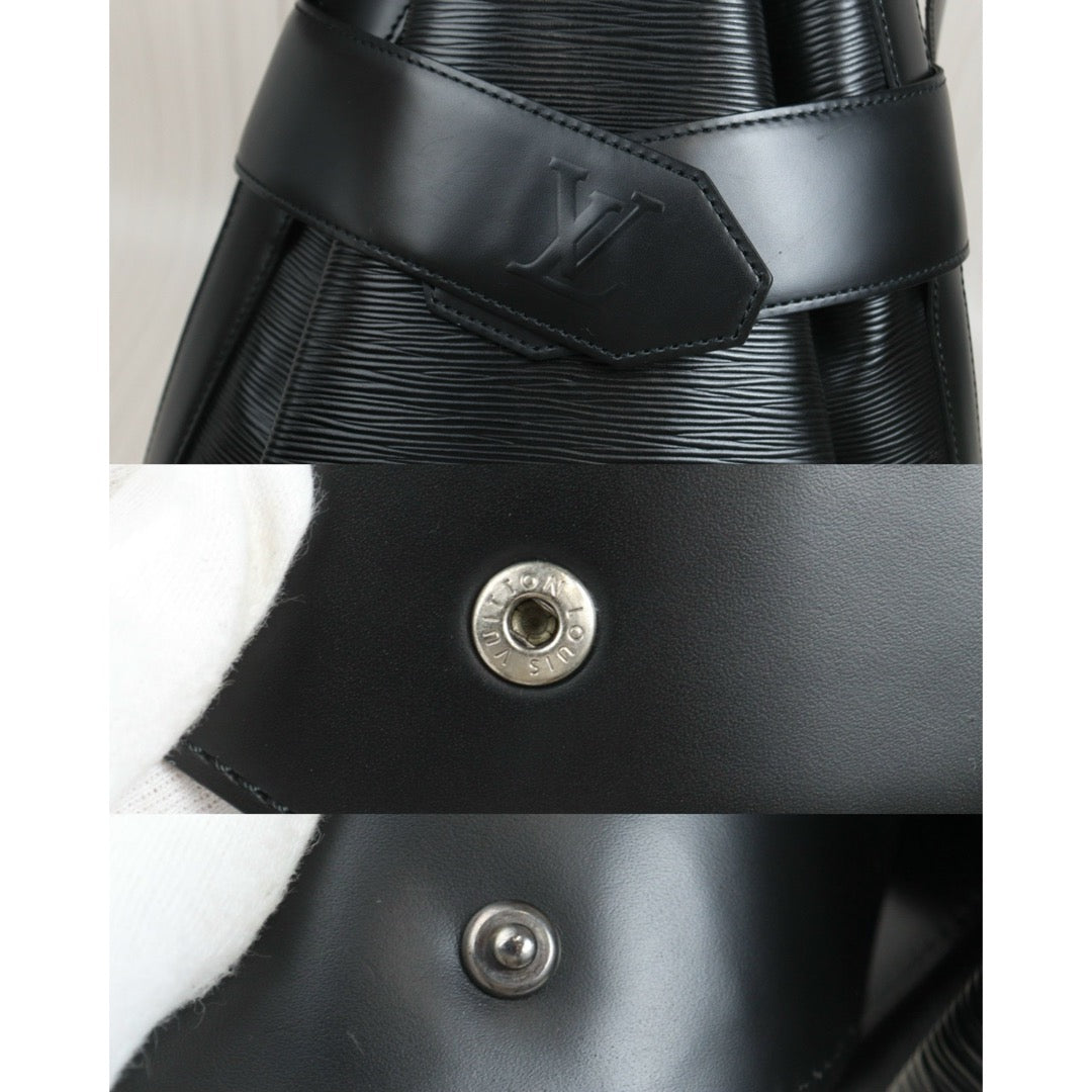 Include Entrupy Certificate of Authenticity｜Good ( Rank AB)｜Louis Vuitton Epi Sack de Paul GM Shoulder Bag Black｜26101408