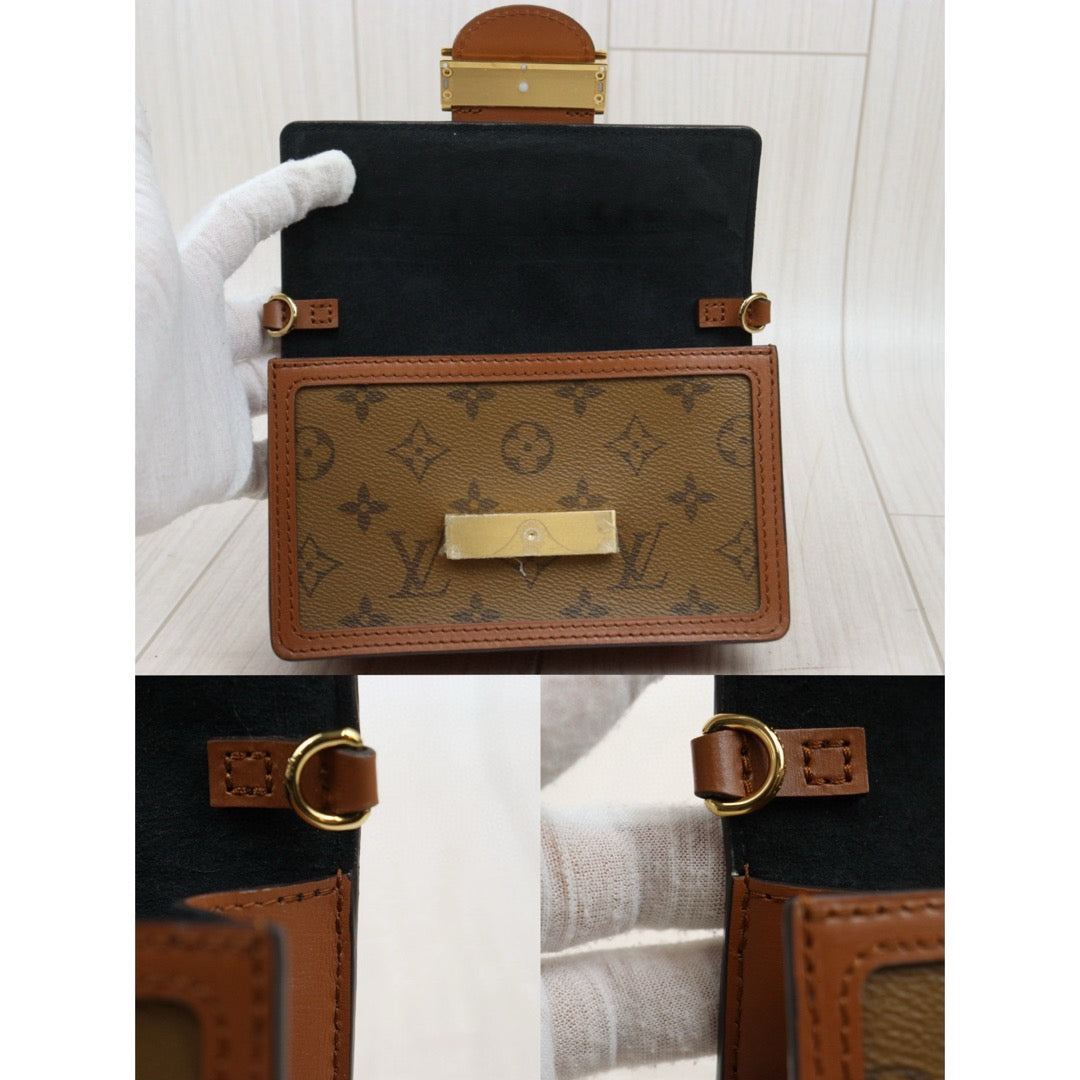 Very Good ( Rank A) ｜LV Monogram Reverse Dauphine Mini WOC Chain Shoulder Bag ｜S25021018