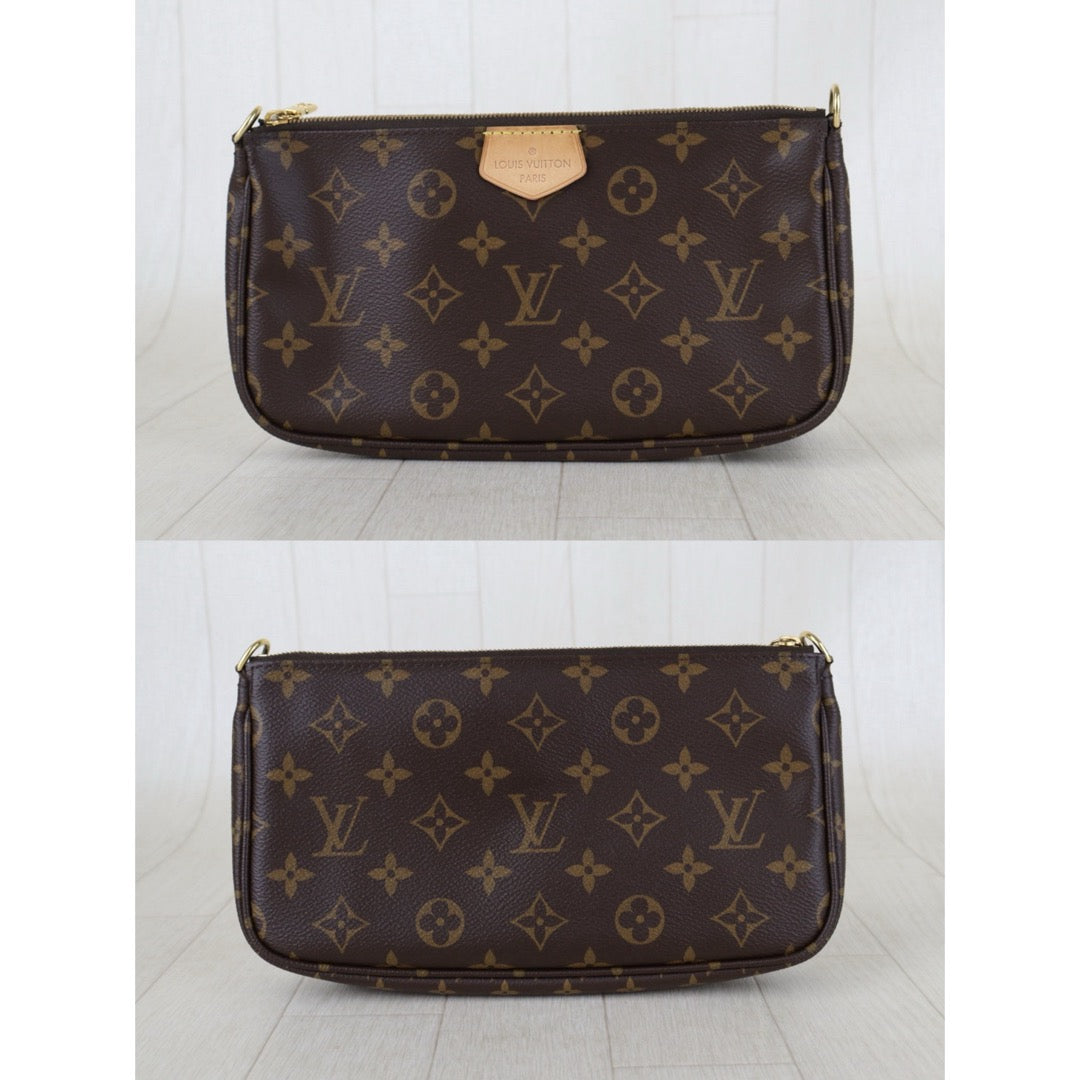 Include Entrupy Certificate of Authenticity｜Very Good ( Rank A) ｜ Louis Vuitton Monogram Multi Pochette Accessoire Rose Clair｜S26090721