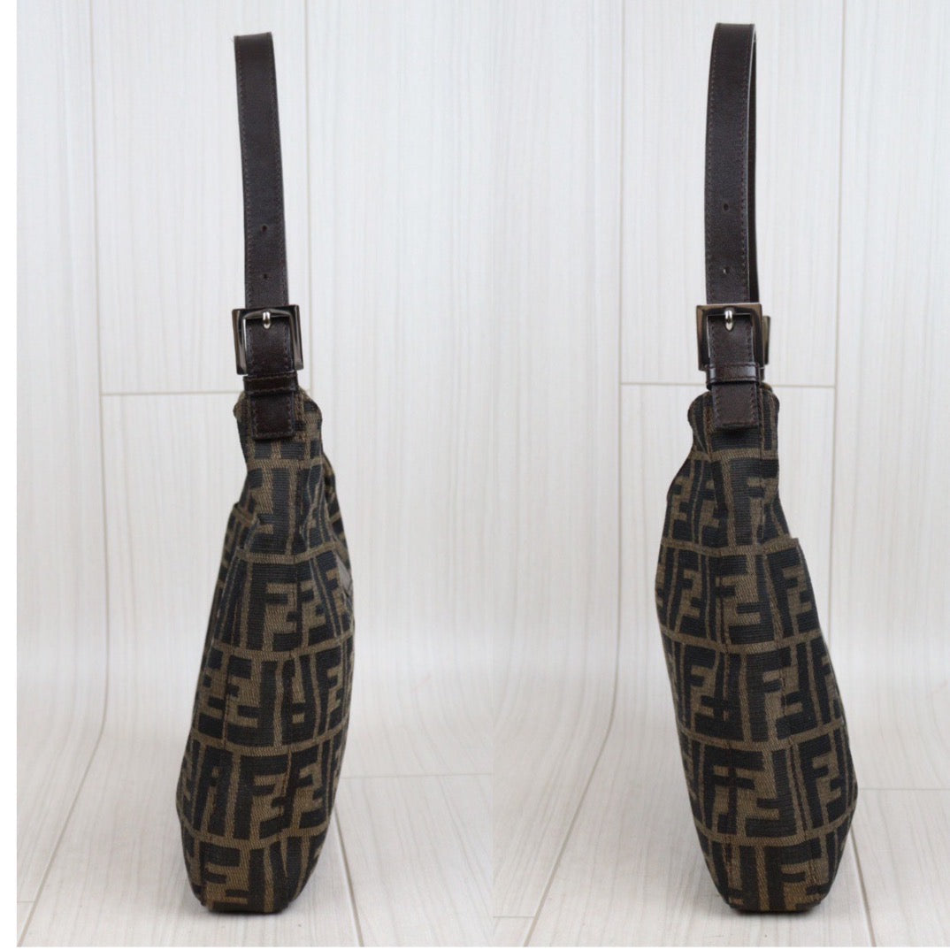 Rank A｜ FENDI Zucca Mamma Shoulder Bag ｜23112314