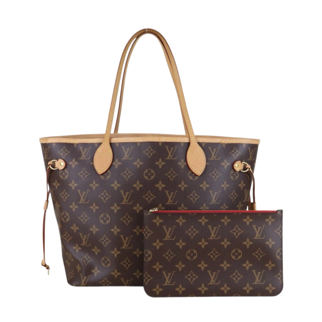 Include Entrupy Certificate of Authenticity｜Very Good ( Rank A)｜ Louis Vuitton Monogram Neverful MM ShoulderBag With Pouch  IC Chips Model｜S26060121