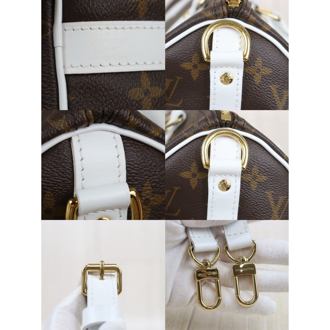 Very Good ( Rank A) ｜ LV Monogram Speedy Bandouliere  25 Hand Bag With Shoulder Strap Tennis Limited Edition｜P25082715