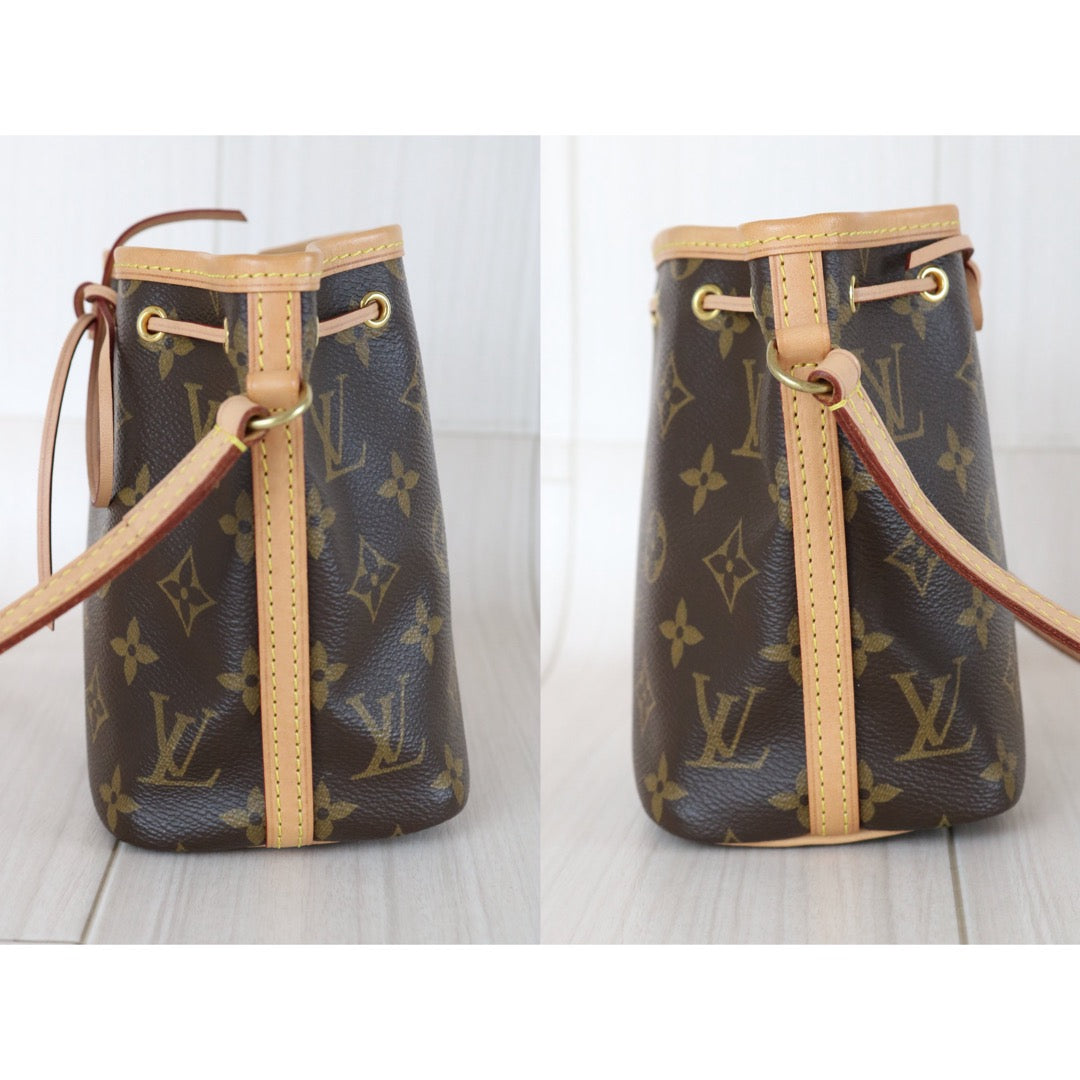 Include Entrupy Certificate of Authenticity｜Very Good ( Rank A)｜ Louis Vuitton Monogram  Nano Noe  Shoulder Bag ｜X26031203