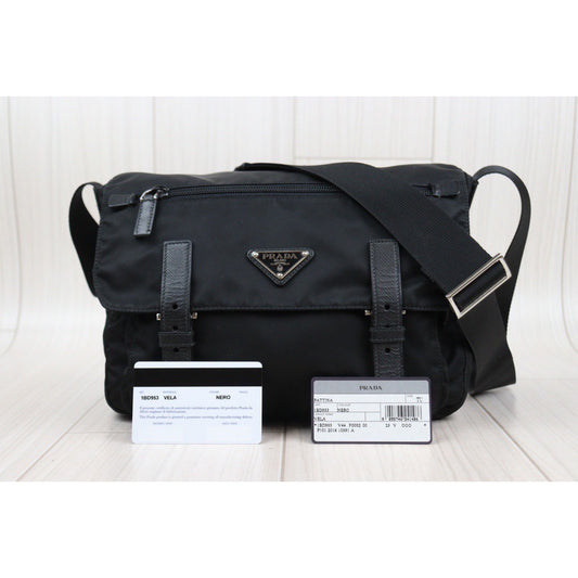 Rank AB｜Prada  Nylon ShoulderBag Black｜24030520